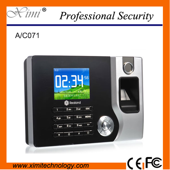 A/C071 fingerprint and card time attendance